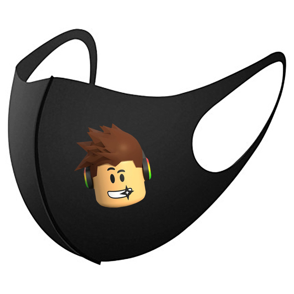 3PCS Roblox Game Mask Ice Silk Cloth Mask Daily Masks